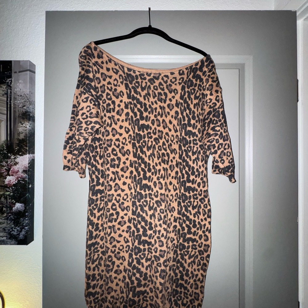 Old Navy Leopard Print Dress